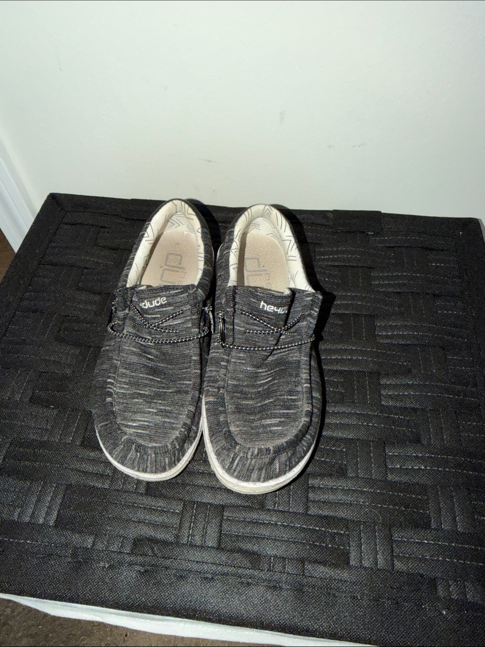 Hey Dude Slip-On Shoes in Heathered Charcoal